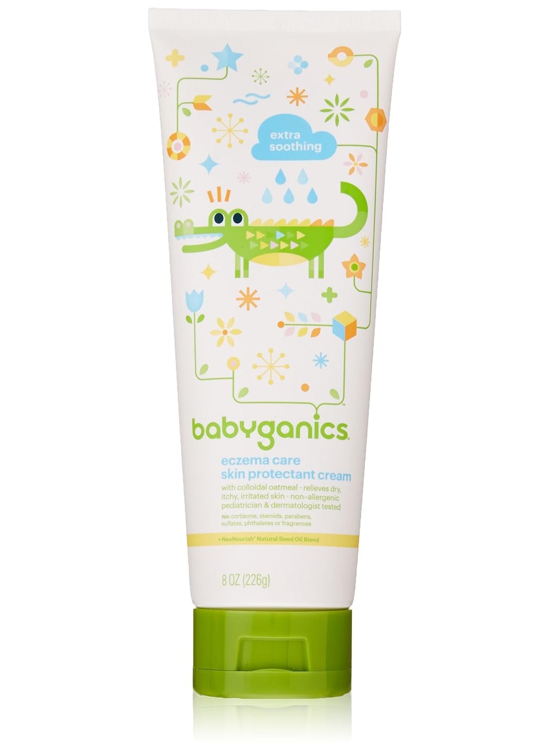 Babyganics Eczema Care Skin Protectant Cream Bundle - 2 Items: Two 8 oz Creams