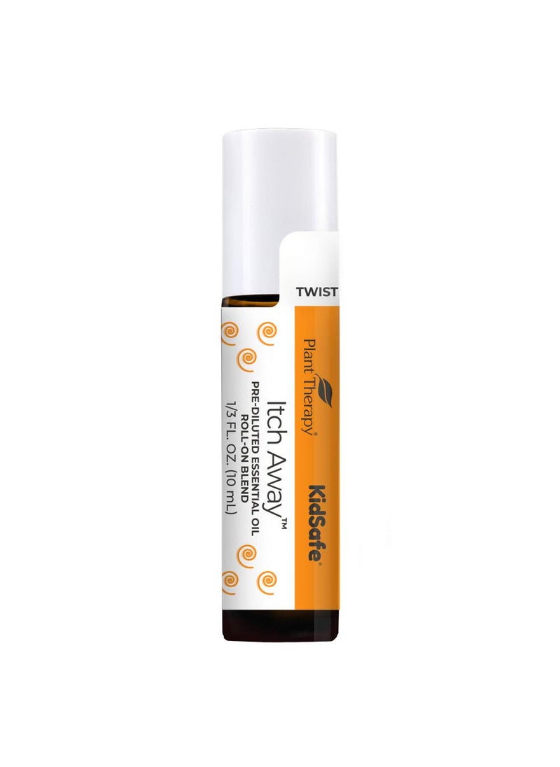 Plant Therapy KidSafe Itch Away Essential Oil Blend Pre-Diluted Roll-On 10 mL (1/3 oz) 100% Pure, Therapeutic Grade