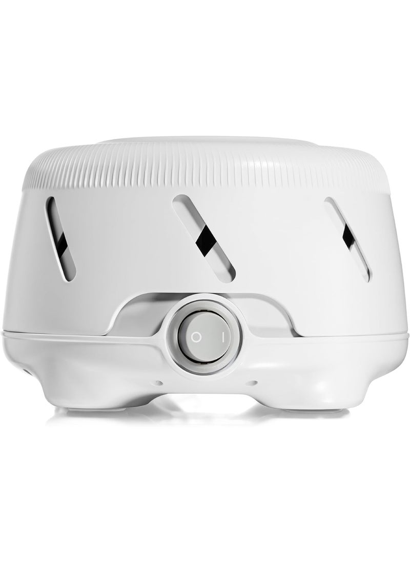 Yogasleep Dohm UNO White Noise Sound Machine (White) With Real Fan Inside for Non-Looping White Noise, For Travel, Office Privacy, Meditation, Sleep Aid For Adults & Baby, Registry Gift