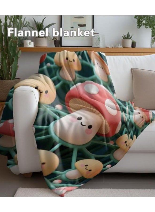 Children's or student cartoon flannel thin blanket (warm and comfortable, suitable for sleep, games) 100cm*150cm - 654