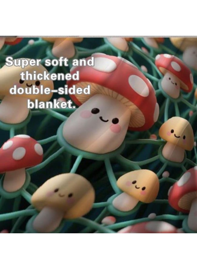 Children's or student cartoon flannel thin blanket (warm and comfortable, suitable for sleep, games) 100cm*150cm - 654