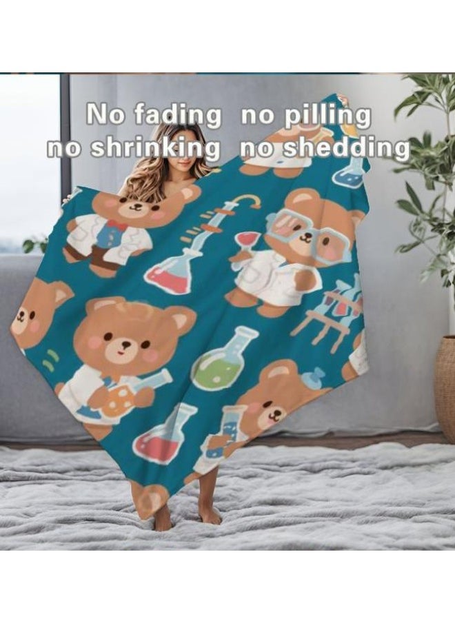 Children's or student cartoon flannel thin blanket (warm and comfortable, suitable for sleep, games) 100cm*150cm - 433