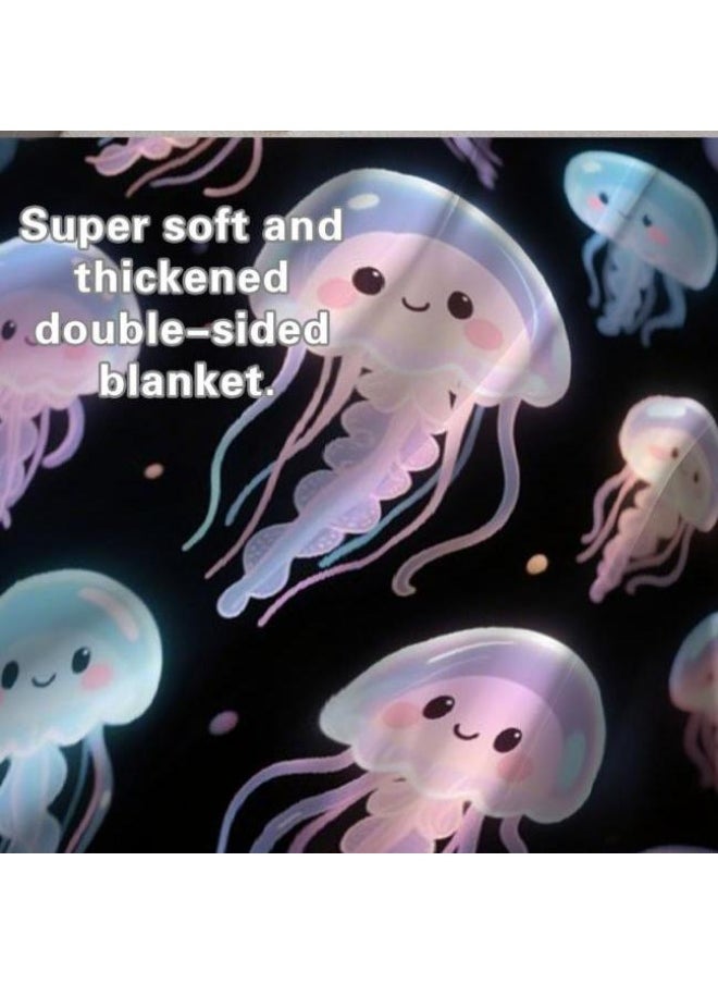 Children's or student cartoon flannel thin blanket (warm and comfortable, suitable for sleep, games) 100cm*150cm - 427