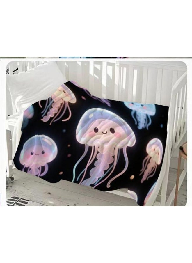 Children's or student cartoon flannel thin blanket (warm and comfortable, suitable for sleep, games) 100cm*150cm - 427