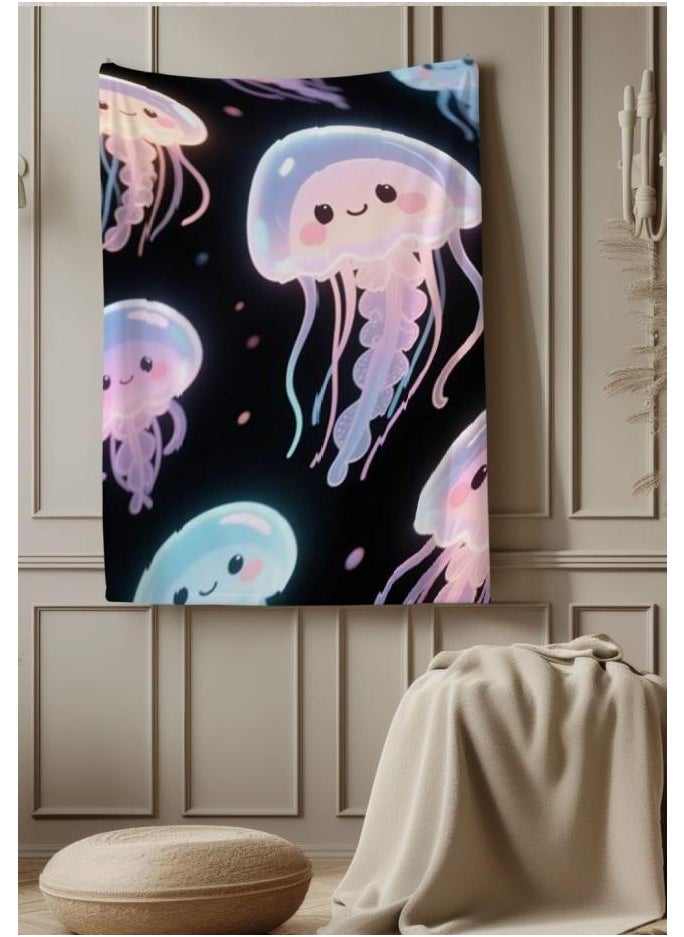 Children's or student cartoon flannel thin blanket (warm and comfortable, suitable for sleep, games) 100cm*150cm - 427