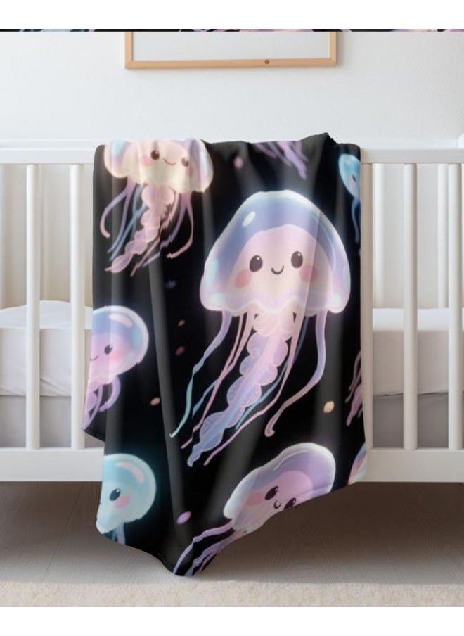 Children's or student cartoon flannel thin blanket (warm and comfortable, suitable for sleep, games) 100cm*150cm - 427