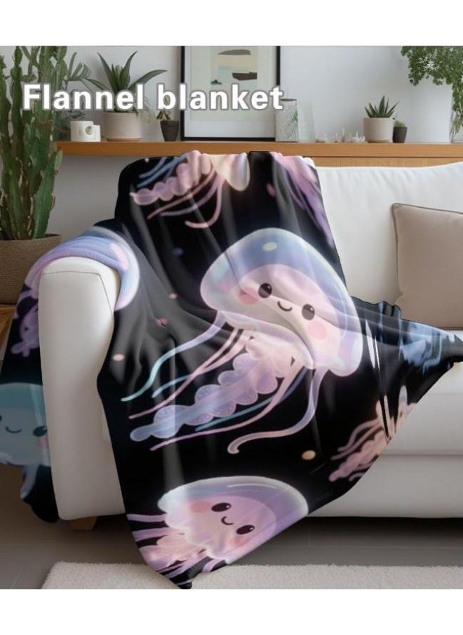 Children's or student cartoon flannel thin blanket (warm and comfortable, suitable for sleep, games) 100cm*150cm - 427