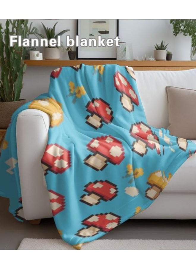 Children's or student cartoon flannel thin blanket (warm and comfortable, suitable for sleep, games) 100cm*150cm - 812