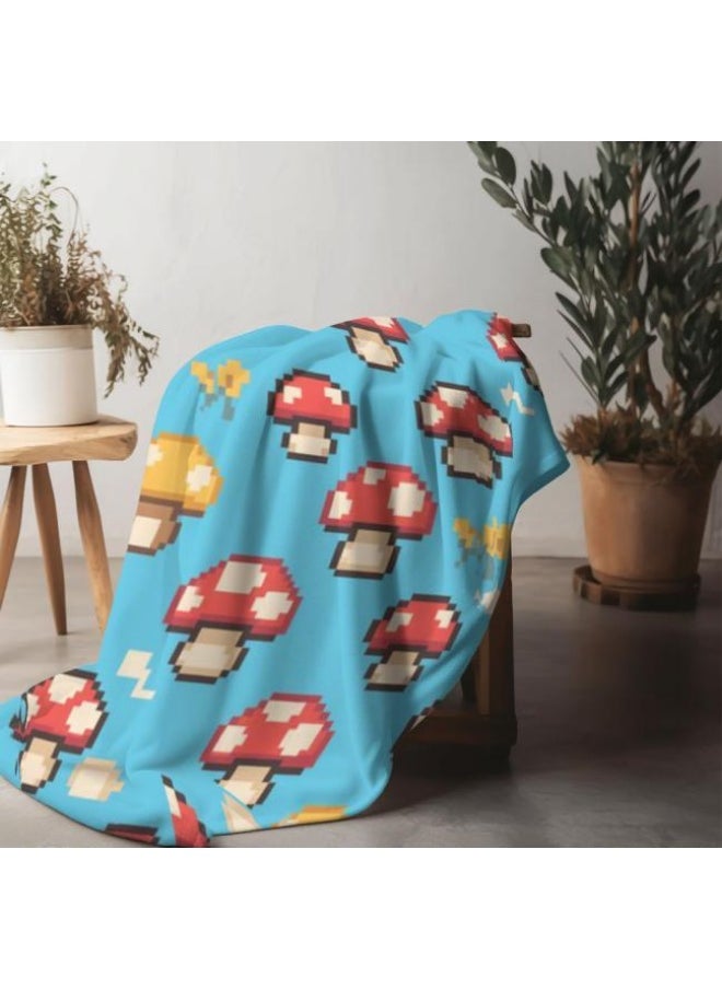 Children's or student cartoon flannel thin blanket (warm and comfortable, suitable for sleep, games) 100cm*150cm - 812