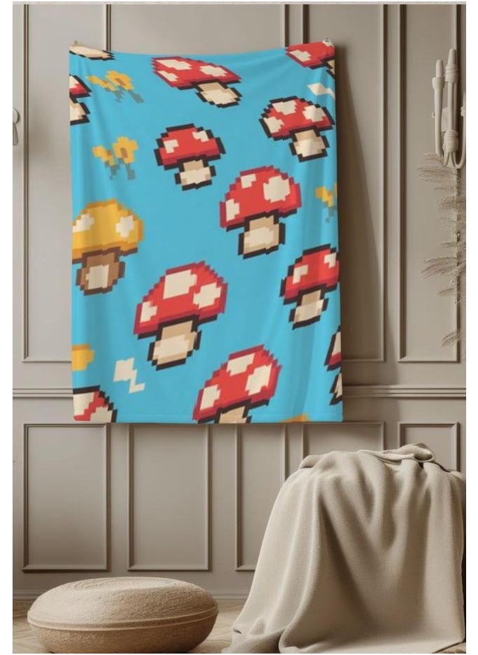 Children's or student cartoon flannel thin blanket (warm and comfortable, suitable for sleep, games) 100cm*150cm - 812