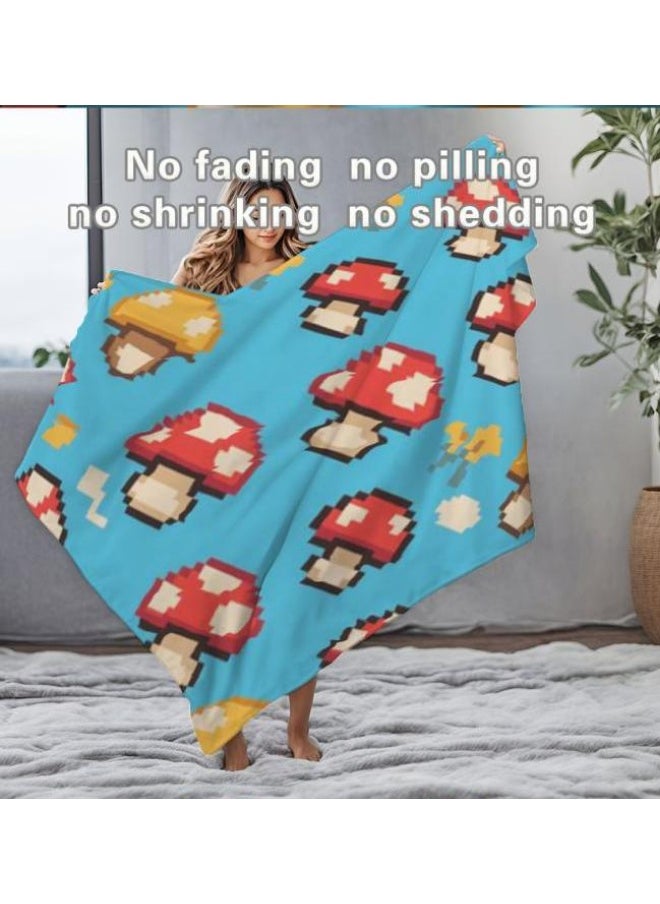 Children's or student cartoon flannel thin blanket (warm and comfortable, suitable for sleep, games) 100cm*150cm - 812
