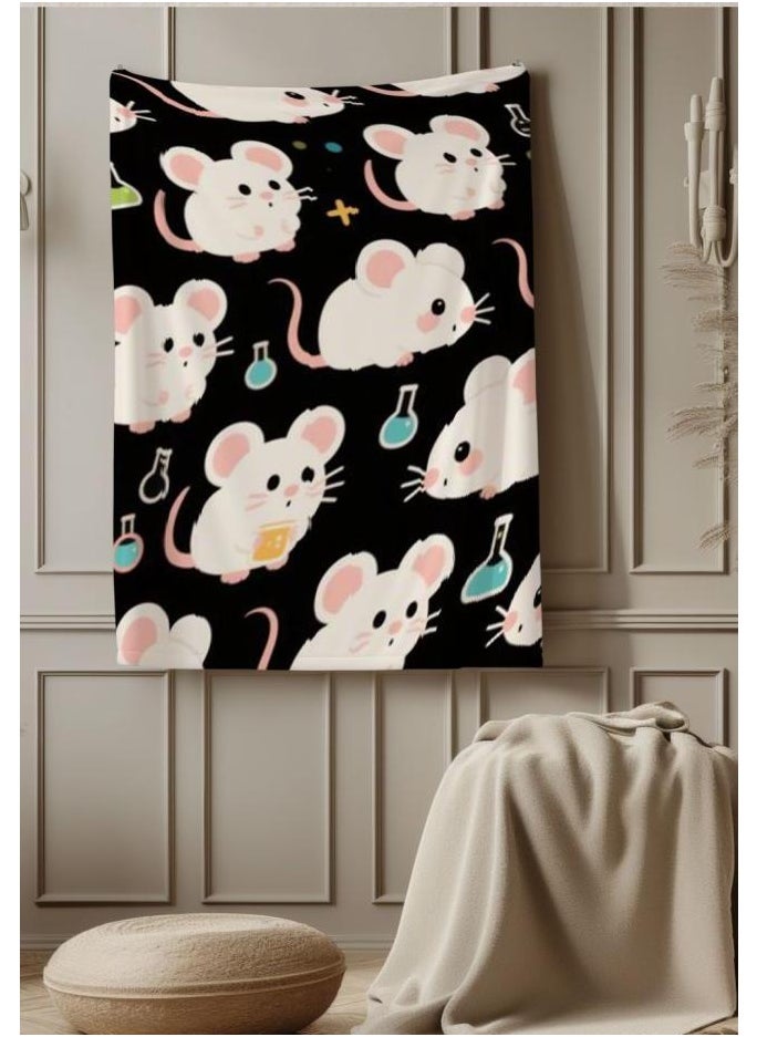 Children's or student cartoon flannel thin blanket (warm and comfortable, suitable for sleep, games) 100cm*150cm - 817