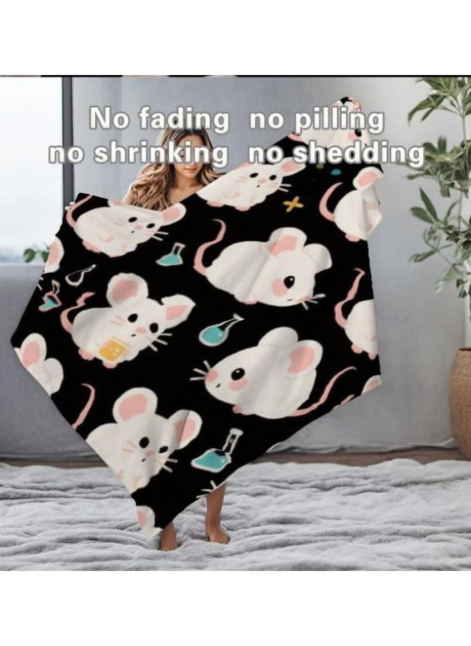 Children's or student cartoon flannel thin blanket (warm and comfortable, suitable for sleep, games) 100cm*150cm - 817