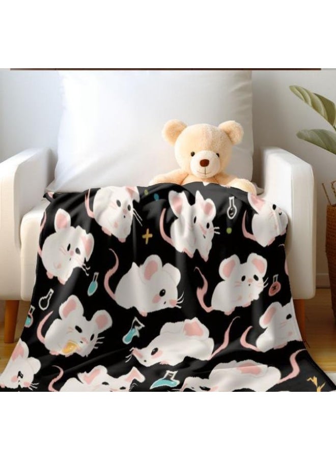 Children's or student cartoon flannel thin blanket (warm and comfortable, suitable for sleep, games) 100cm*150cm - 817