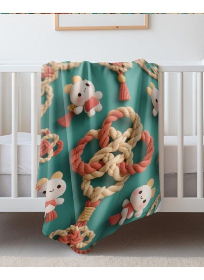 Children's or student cartoon flannel thin blanket (warm and comfortable, suitable for sleep, games) 100cm*150cm - 21