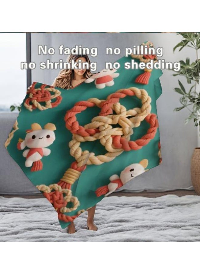 Children's or student cartoon flannel thin blanket (warm and comfortable, suitable for sleep, games) 100cm*150cm - 21