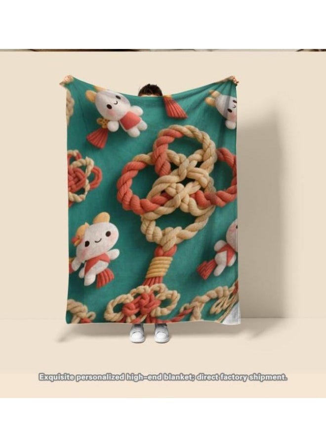 Children's or student cartoon flannel thin blanket (warm and comfortable, suitable for sleep, games) 100cm*150cm - 21
