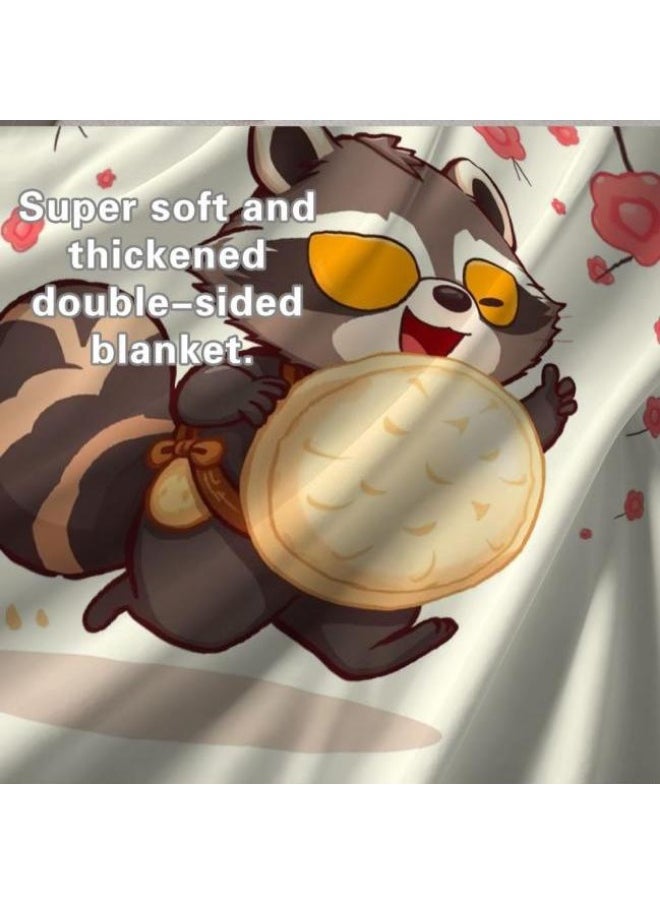 Children's or student cartoon flannel thin blanket (warm and comfortable, suitable for sleep, games) 100cm*150cm - 39