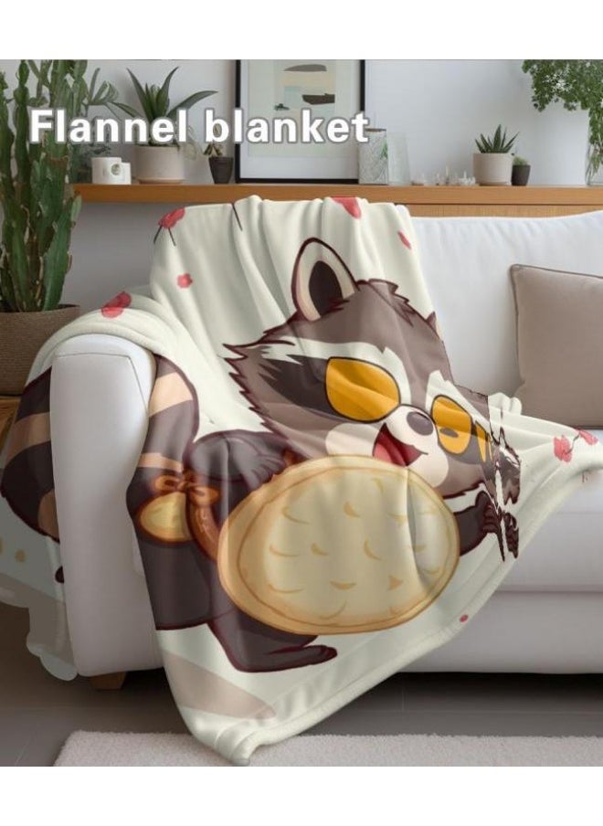Children's or student cartoon flannel thin blanket (warm and comfortable, suitable for sleep, games) 100cm*150cm - 39