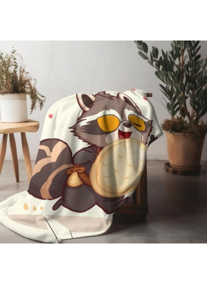 Children's or student cartoon flannel thin blanket (warm and comfortable, suitable for sleep, games) 100cm*150cm - 39