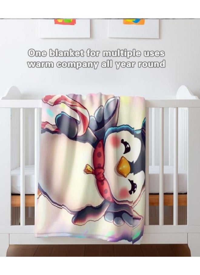 Children's or student cartoon flannel thin blanket (warm and comfortable, suitable for sleep, games) 100cm*150cm - 24