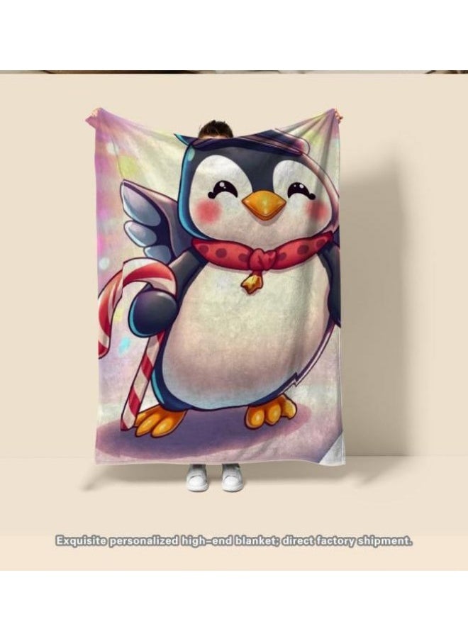 Children's or student cartoon flannel thin blanket (warm and comfortable, suitable for sleep, games) 100cm*150cm - 24