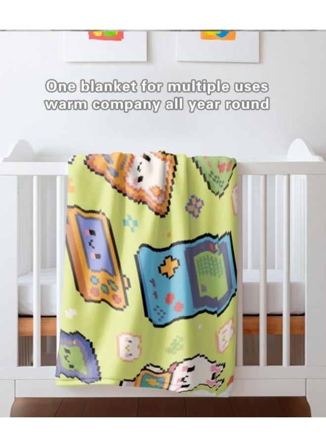 Children's or student cartoon flannel thin blanket (warm and comfortable, suitable for sleep, games) 100cm*150cm - 711
