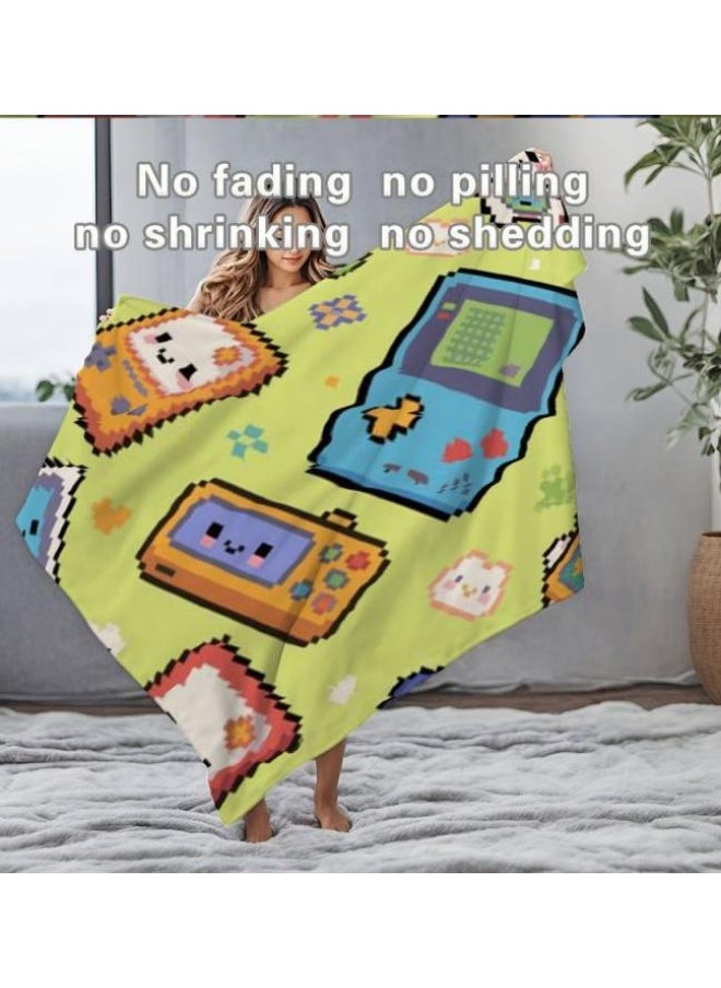 Children's or student cartoon flannel thin blanket (warm and comfortable, suitable for sleep, games) 100cm*150cm - 711