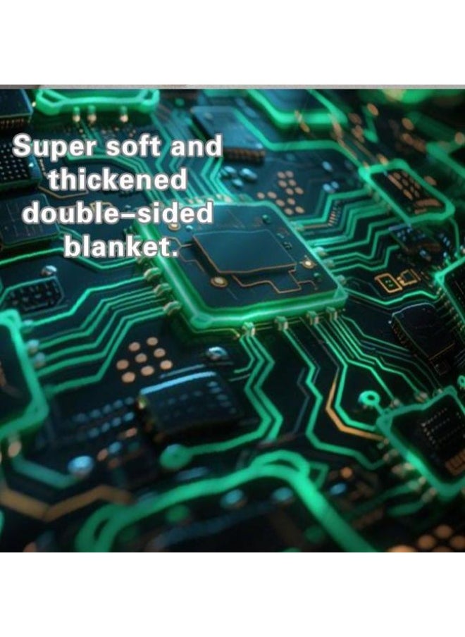 Children's or student cartoon flannel thin blanket (warm and comfortable, suitable for sleep, games) 100cm*150cm - 387
