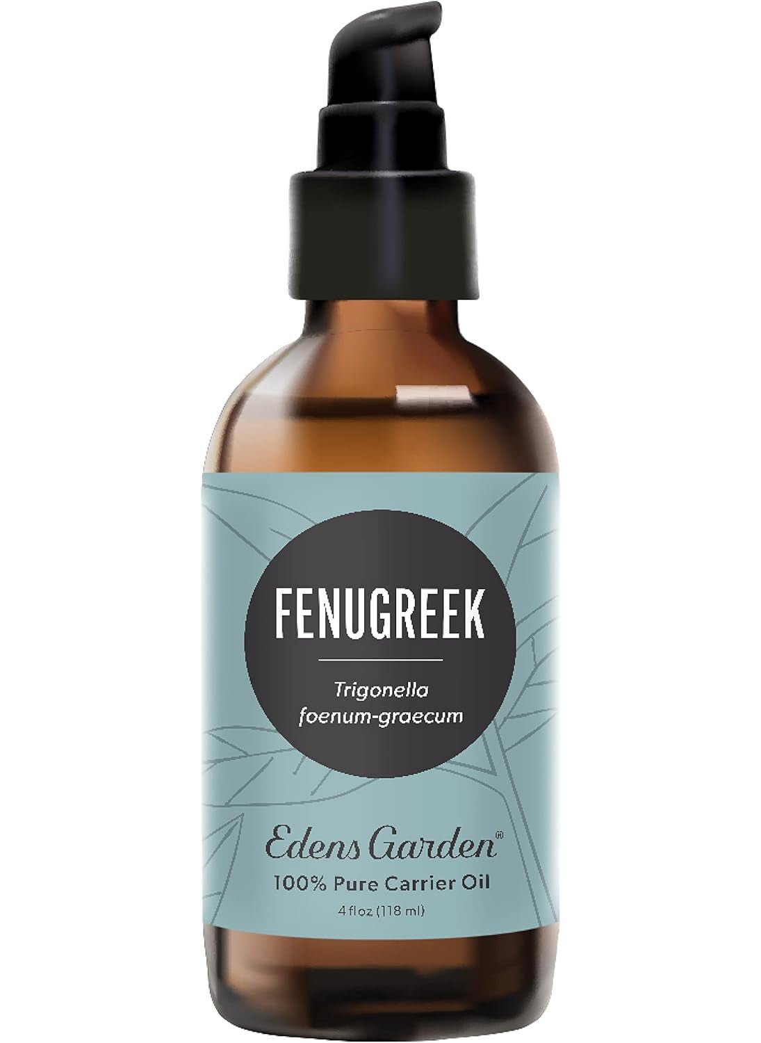 Edens Garden Fenugreek Carrier Oil- 100% Pure Premium Cold Pressed & Hexane Free, Natural Moisturizer For Face, Skin, Nails, Lips, Hair & Scalp, Diluting Essential Oils & Aromatherapy 118 ml (4 fl oz)