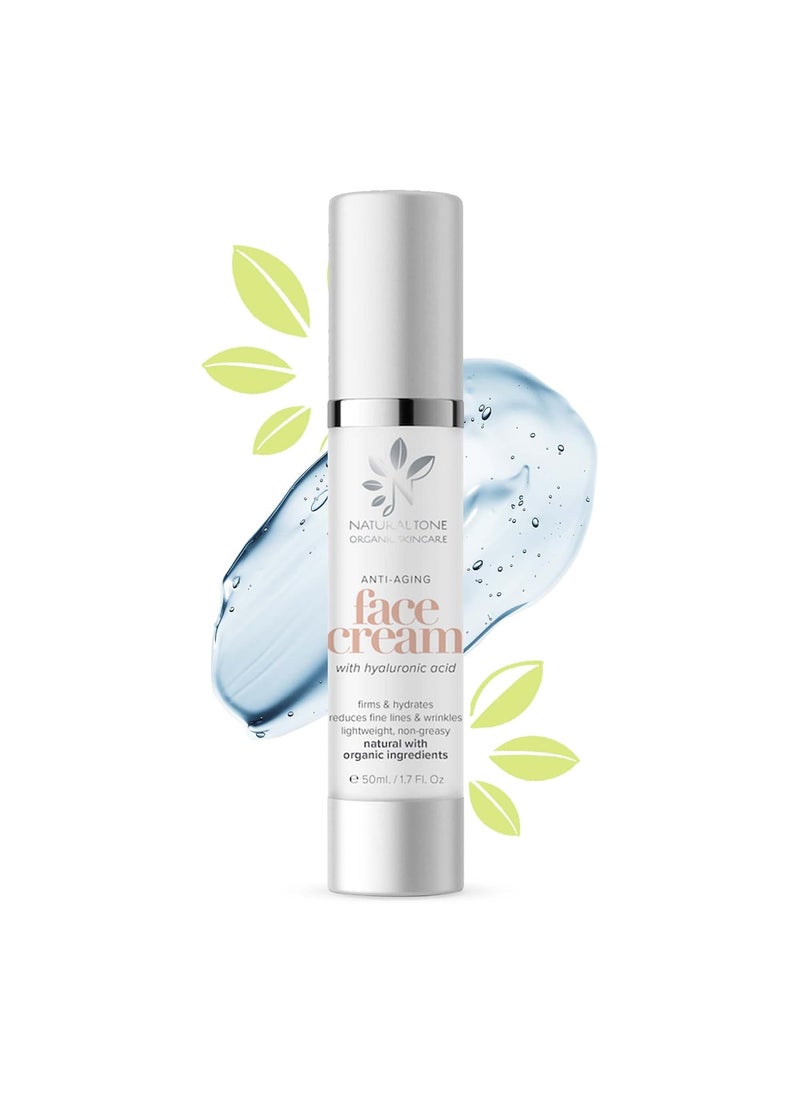 Anti-Aging Face Cream with Hyaluronic Acid 1.7oz