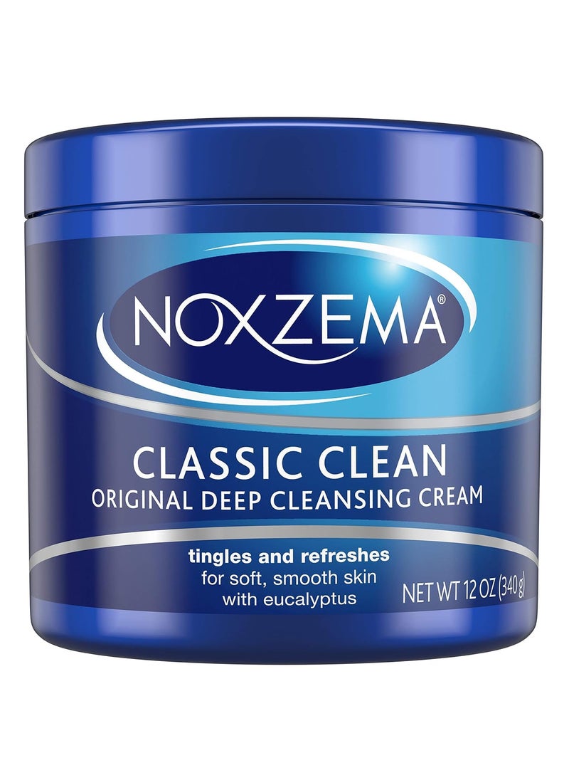 Noxzema Classic Clean Cleanser, Original Deep Cleansing, 12 oz