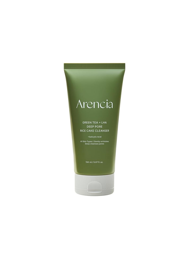 Salicylic Acid, Green Tea + LHA Deep Pore Rice Cake Cleanser, 5.07 fl oz