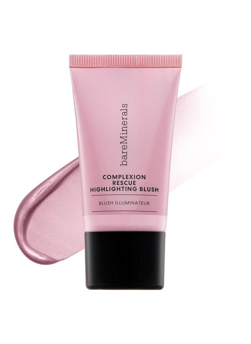 bareMinerals Complexion Rescue Highlighting Liquid Blush, Liquid Highlighter + Blush Hybrid, Buildable, Gel-Cream, Liquid Blush for Cheeks, All Day Wear, Vegan