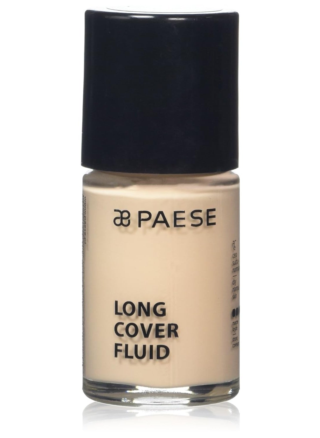 Paese Cosmetics Long Cover Fluid Foundation, Shade Number 0.5 30 ml