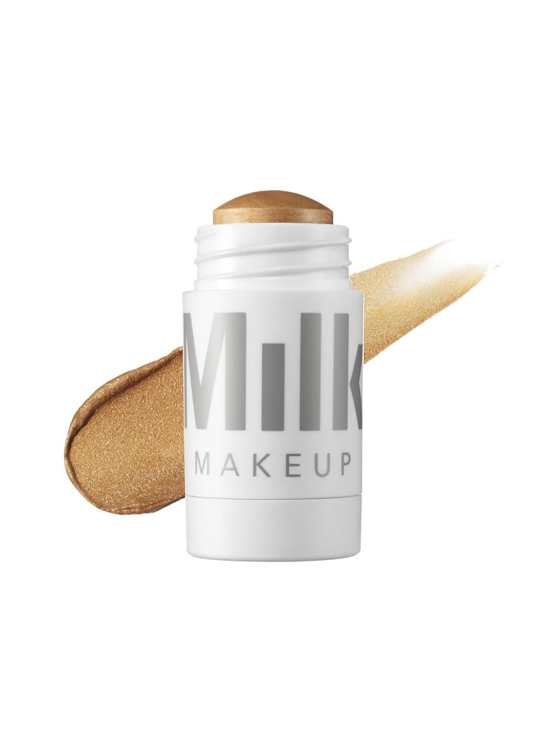 Milk Makeup Highlighter, Strobe (Gold) - 0.21 oz - Dewy Cream Highlighter Stick - Blendable & Buildable - 1,000 Swipes in Every Stick - All Skin Types - Vegan, Talc Free & Cruelty Free