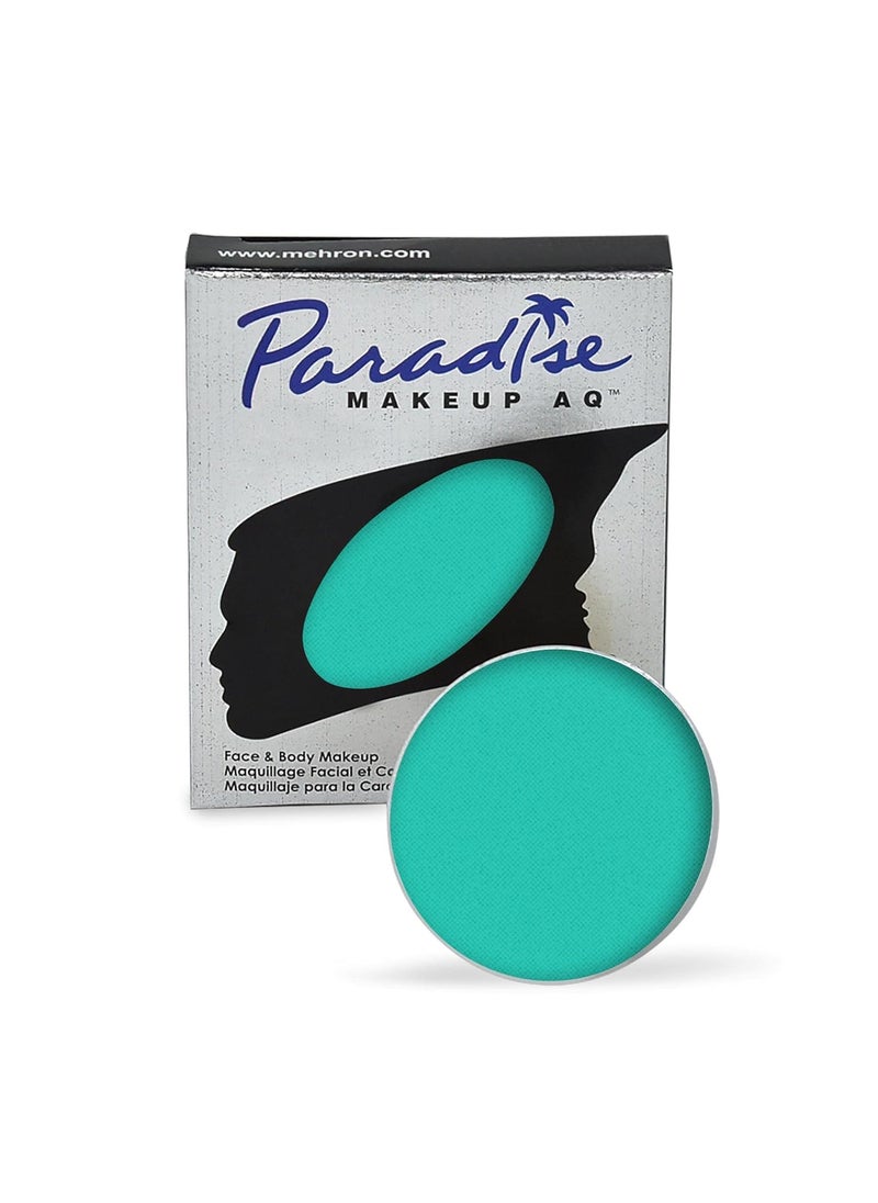 Mehron Makeup Paradise Makeup AQ Refill Size | Stage & Screen, Face & Body Painting, Beauty, Cosplay, and Halloween | Water Activated Face Paint, Body Paint .25 oz (7 ml) (Teal)