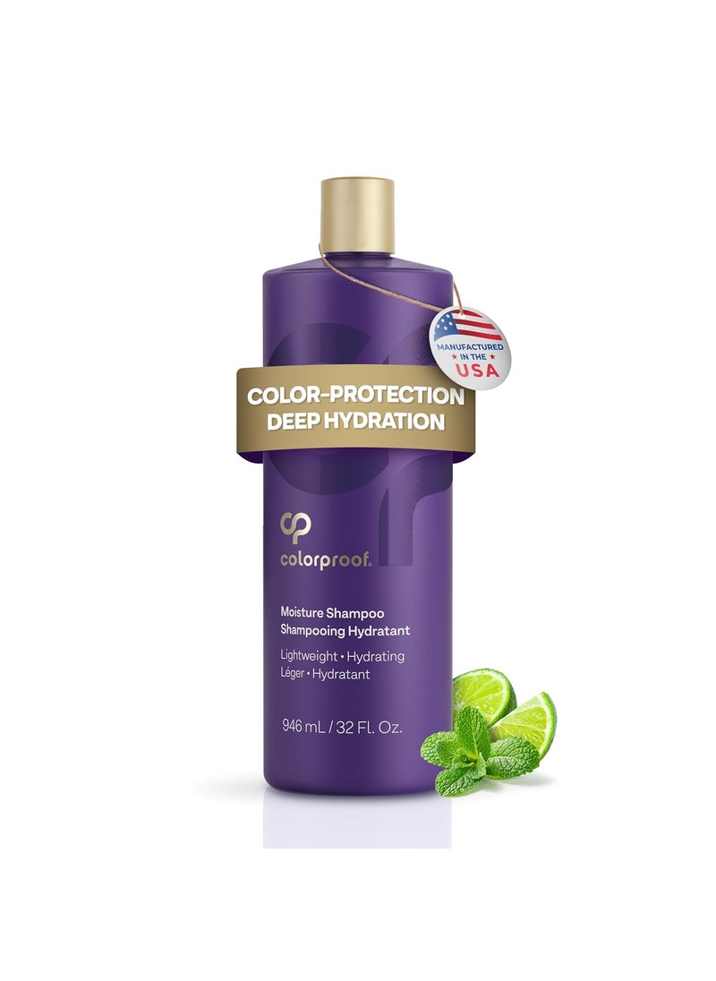 ColorProof Moisture Shampoo Hydrating Sulfate-Free Shampoo for Color-Treated Hair, Mojito Mint Scent