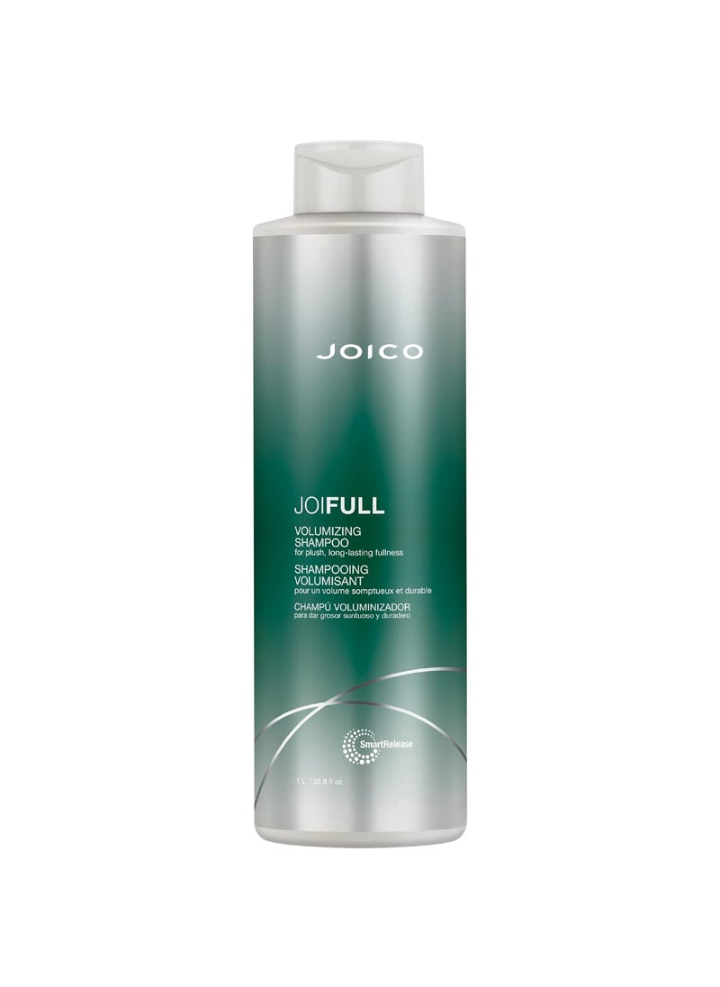 Joico JoiFULL Volumizing Shampoo | For Fine, Thin Hair | Add Instant Body | Long-Lasting Fullness | For Thicker Bouncier Hair | Boost Shine | With Lotus Flower & Bamboo Extract