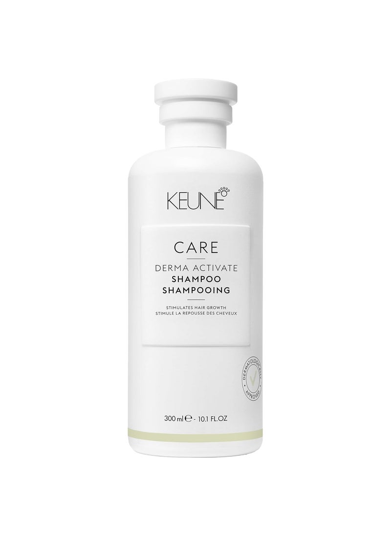 Keune Care Derma Activate Shampoo, Anti-Hair Loss & Volumizing Cleanser for Thinning Hair, 10.1 Fl Oz