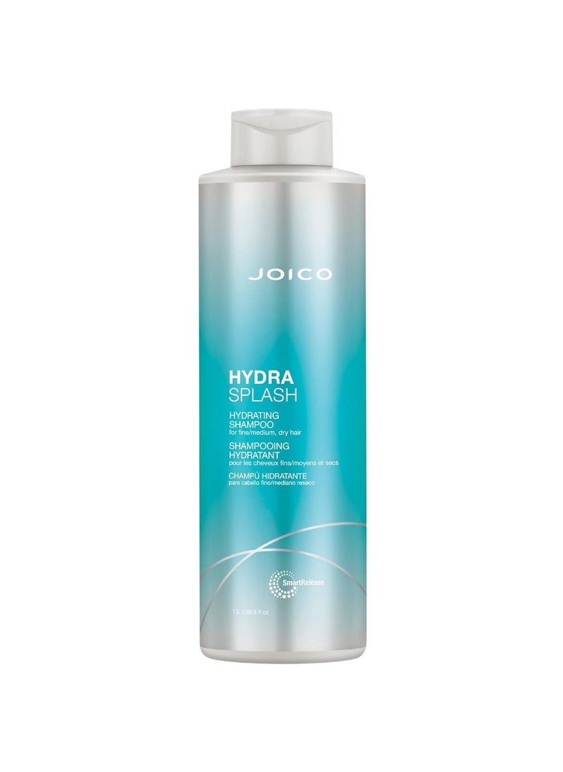 Joico HydraSplash Hydrating Shampoo | For Fine, Medium, Dry Hair | Replenish Moisture | Add Hydration & Softness | With Sea Kelp & Coconut Water