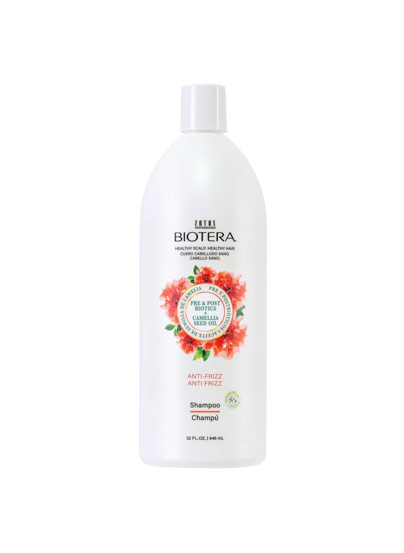 Biotera Anti Frizz Smoothing Shampoo | Smooths & Controls Frizzy, Unruly Hair | Microbiome Friendly | Vegan & Animal Test Free | Paraben Free | Color-Safe