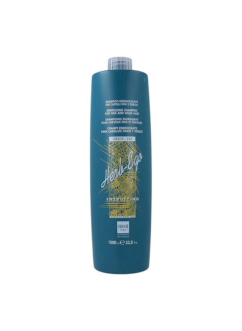 Energizing Shampoo For Thinning, Fine and Weak Hair | Stimulating and Revitalizing Hair Care Product For Men And Women | 1 Liter Bottle