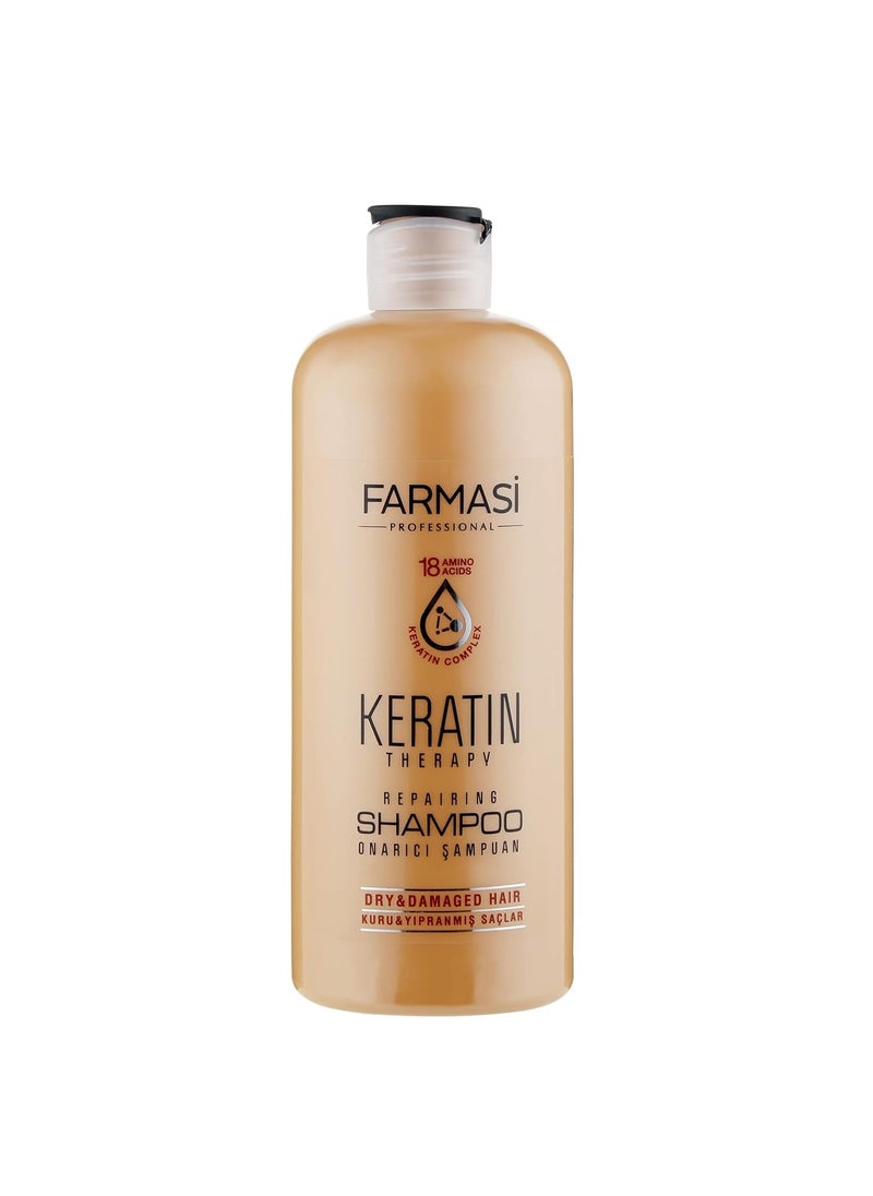FARMASi Keratin Theraphy Repairing Shampoo for Dry and Damaged Hair 360 ml / 12.2 fl.oz