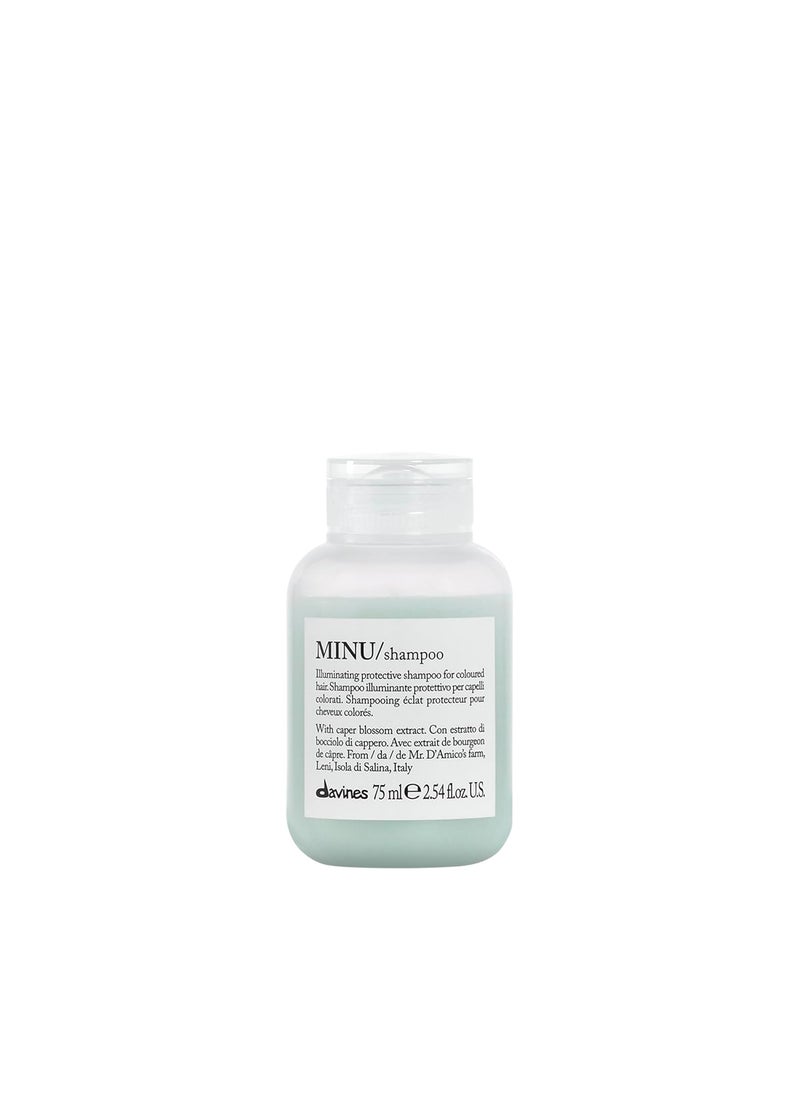 Davines MINU Shampoo, Color Retention Shampoo For Colored, Treated Hair, Protects & Keeps Hair Bright, Shiny For Longer