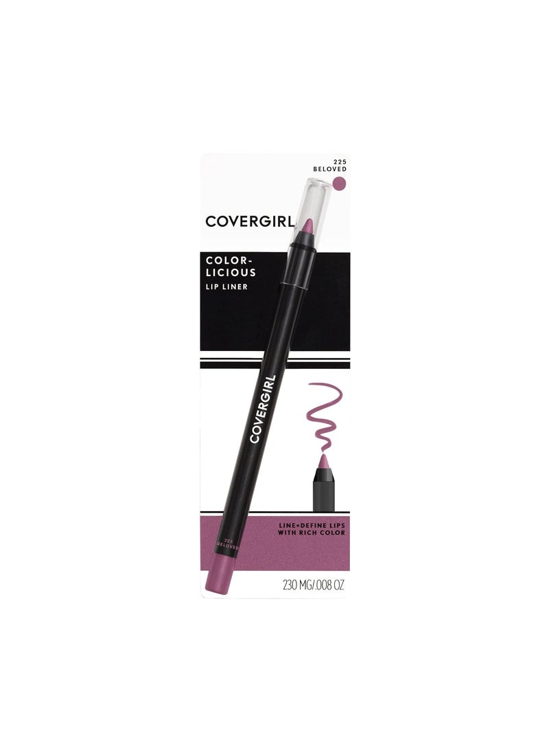 COVERGIRL Colorlicious Lip Perfection Lip Liner Beloved 225, .04 oz (packaging may vary)