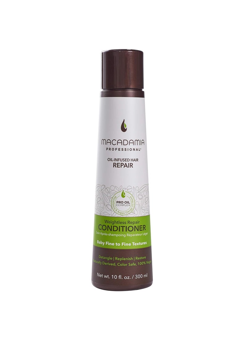 Macadamia Professional Hair Care Sulfate Weightless Repair Conditioner, Sheer Pecan, 10 Fl Oz (Pack of 1)