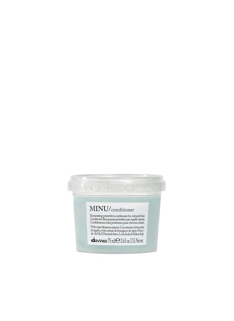 Davines MINU Conditioner, Protect And Condition Color Treated Hair, Add Shine And Detangle