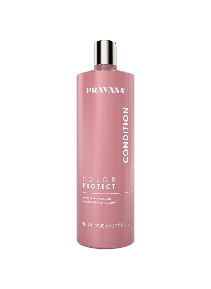 Pravana Color Protect Color Care Conditioner | Maintains Vibrant Color & Prevents Fading | For Color-Treated Hair | Enriched to Improve Manageability & Strength
