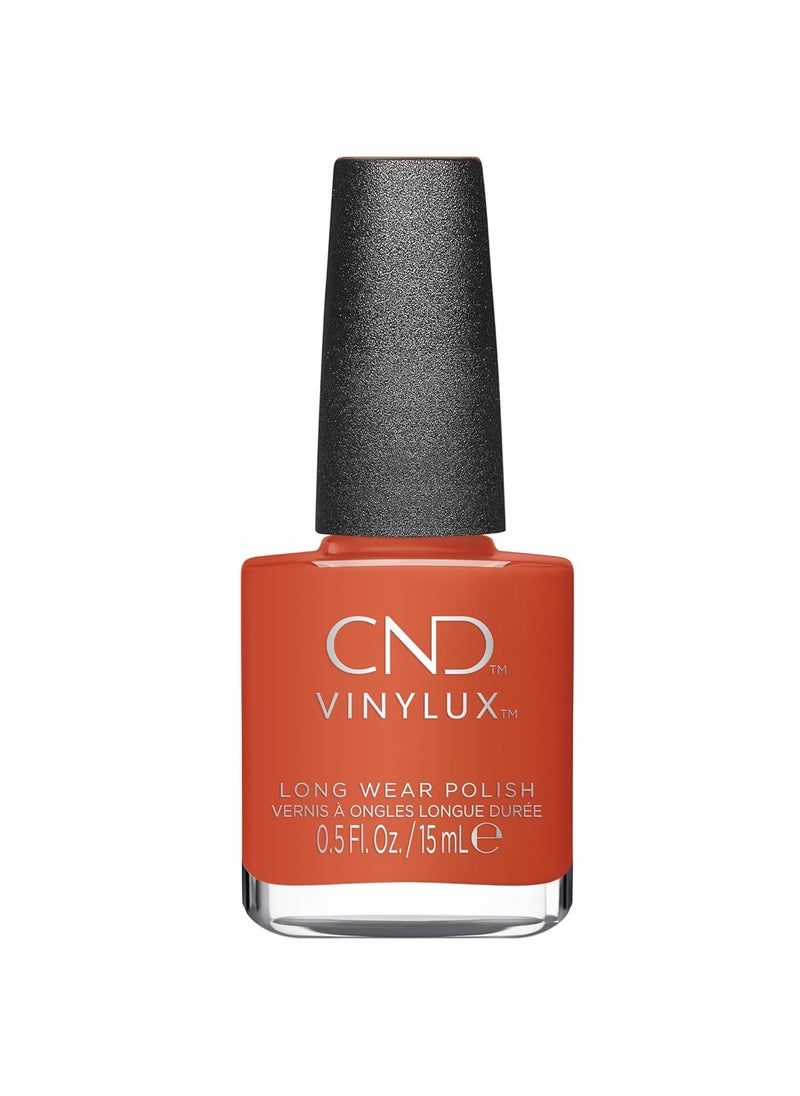 CND Vinylux Longwear Orange Nail Polish, Gel-like Shine & Chip Resistant Color, 0.5 Fl Oz